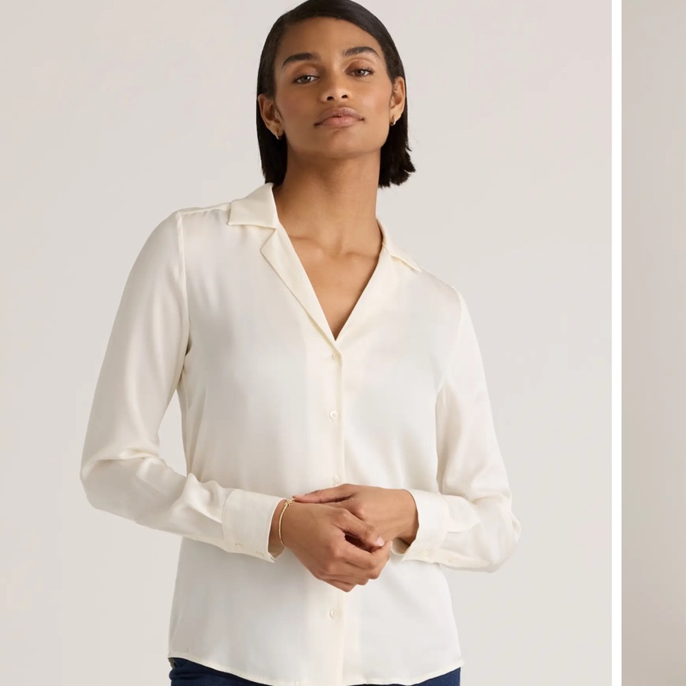 Quince washable silk shirt